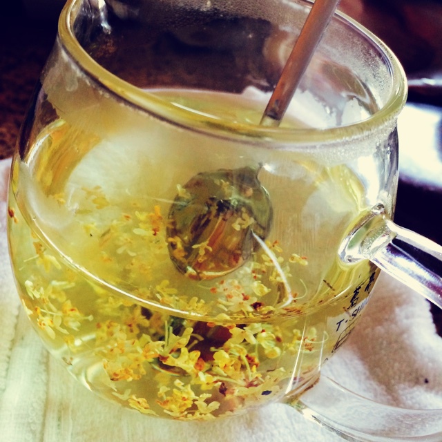 蜂蜜桂花茶