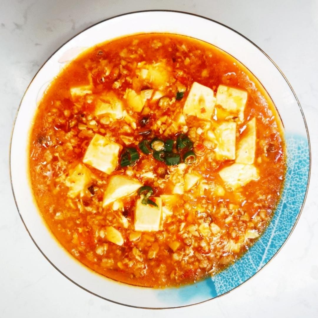 肉末嫩豆腐｜嫩滑口感爽口！这道快手菜超级下饭！！（减脂少油版）