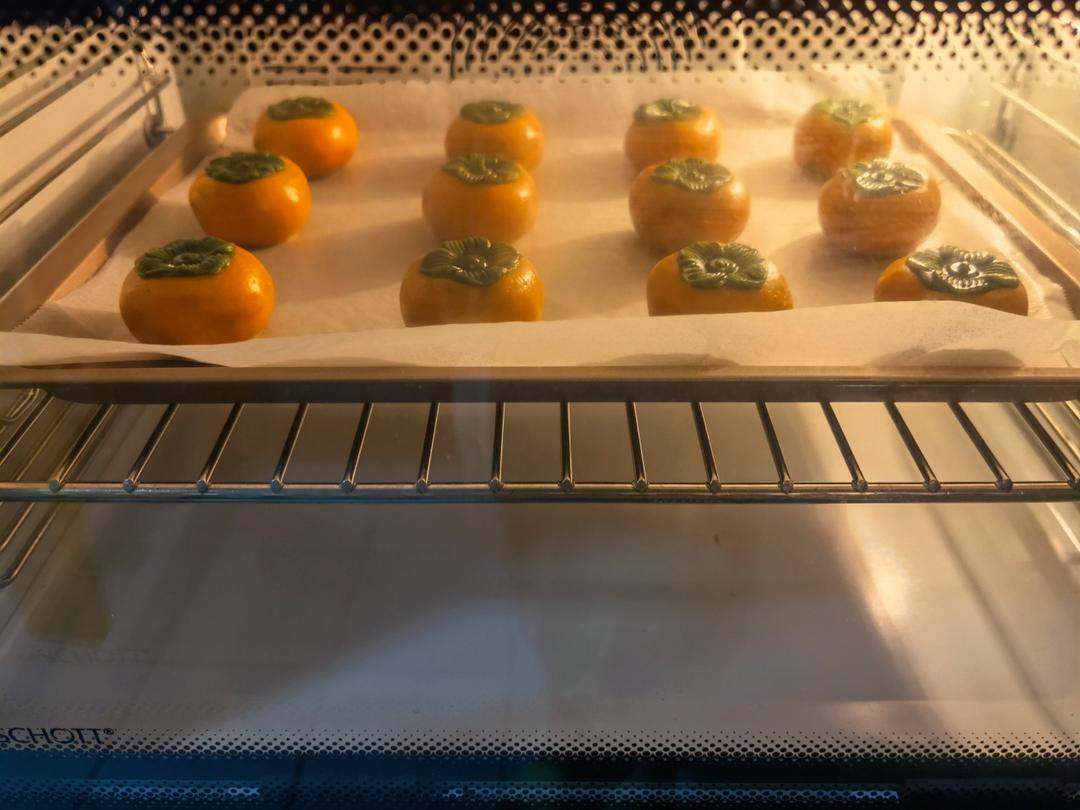 全网独家（原创）柿柿如意—广式金沙奶黄月饼（内附视频做法）