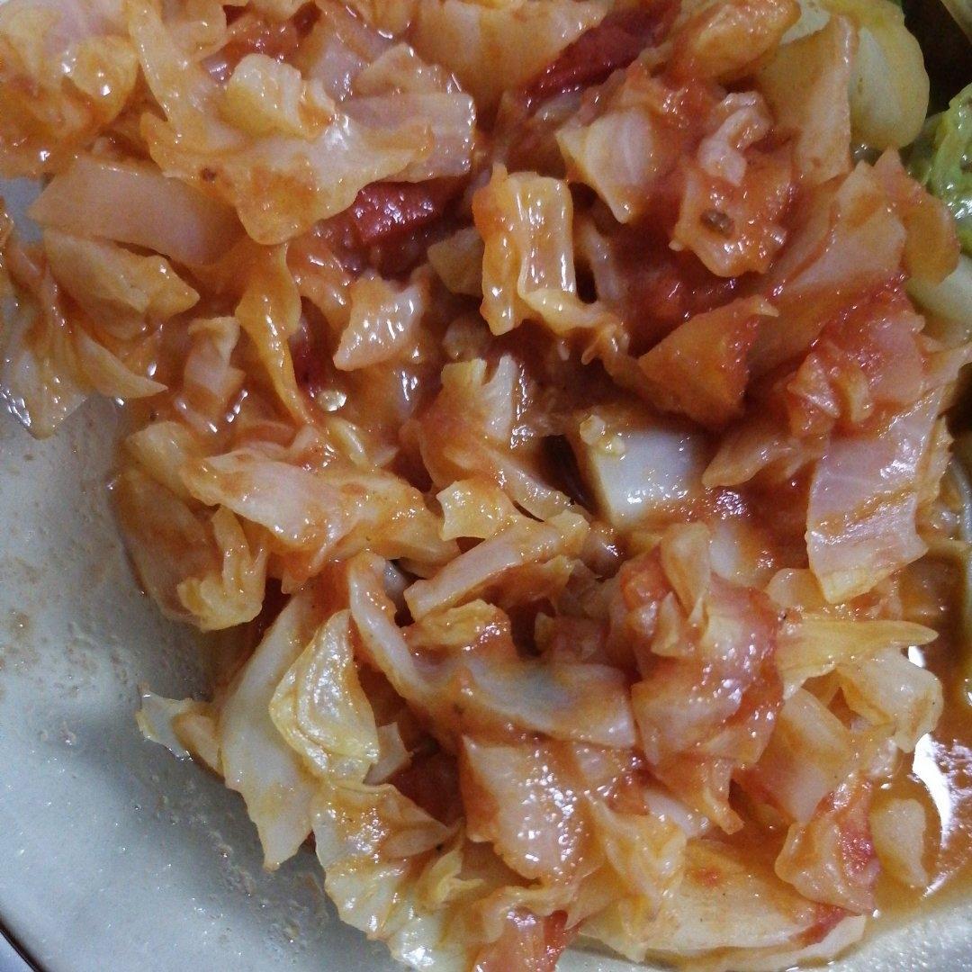 奇妙的西红柿炒大头菜