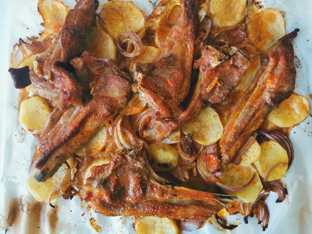 烤箱版的烤羊排