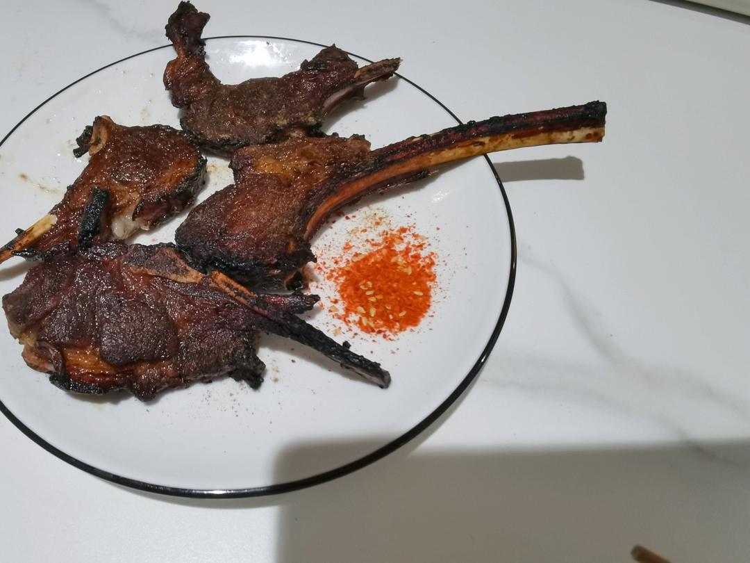 超好吃的烤羊排烤箱版