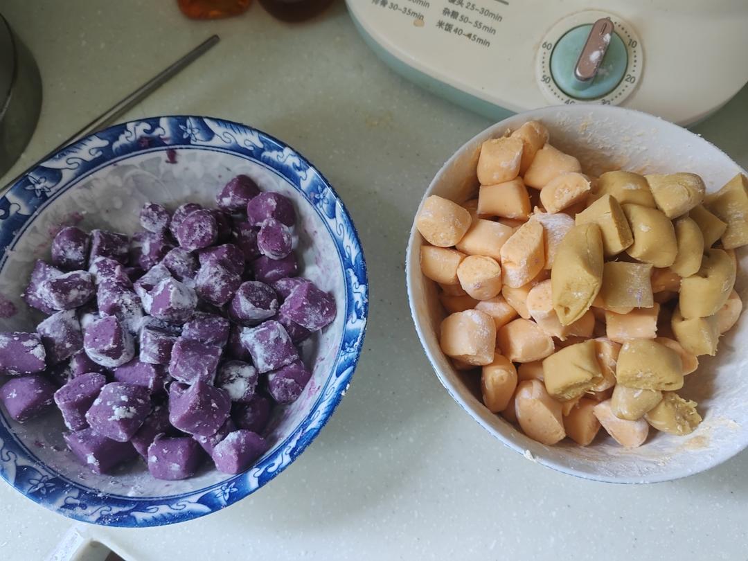 自制三色芋圆1⃣️（附上窍门详细比例）