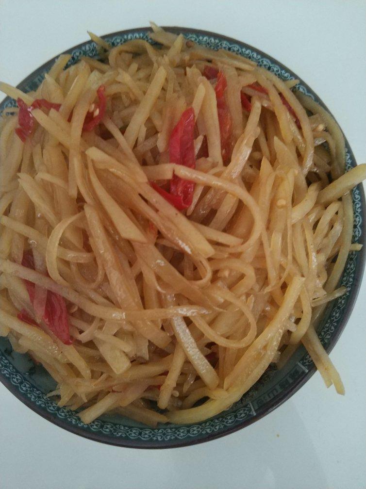 超级无敌下饭菜～酸辣土豆丝