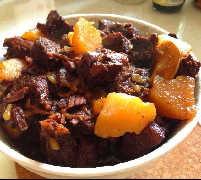 土豆炖牛肉