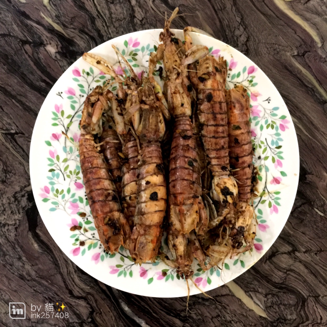 豆豉蒜蓉炒濑尿虾