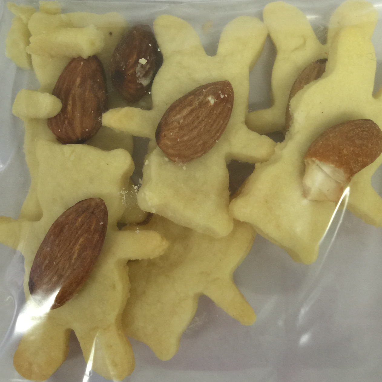 抱杏仁的小熊（造型饼干）