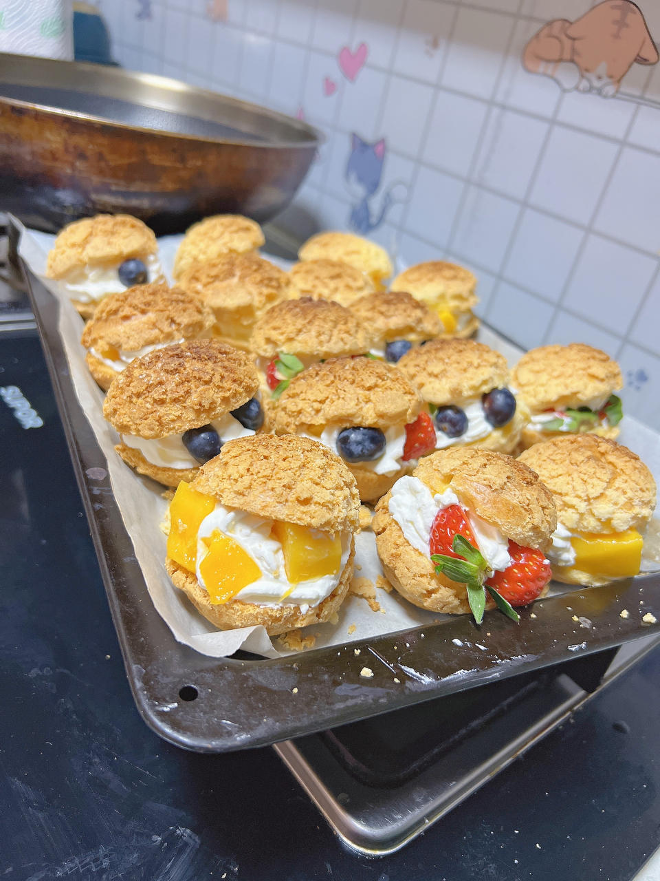 十分美味的酥皮泡芙