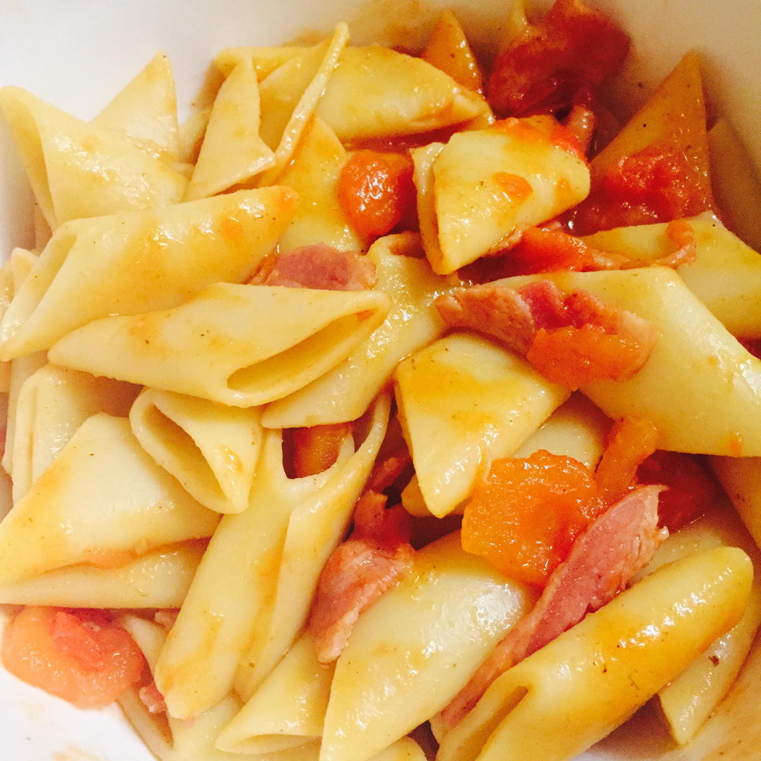 培根番茄意大利面