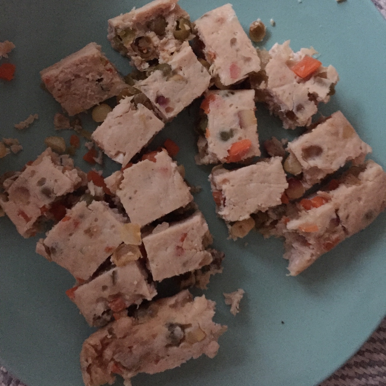 微波炉鸡胸肉方块