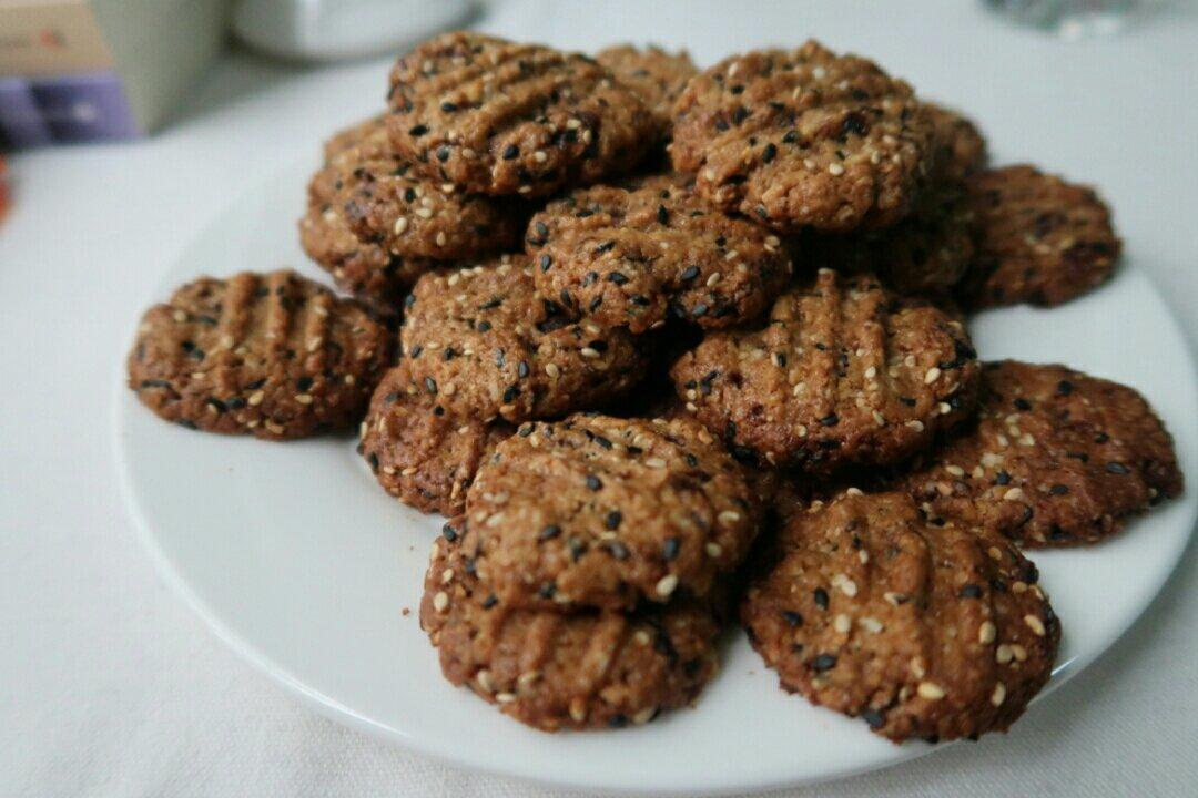 无黄油饼干(红糖芝麻椰蓉)