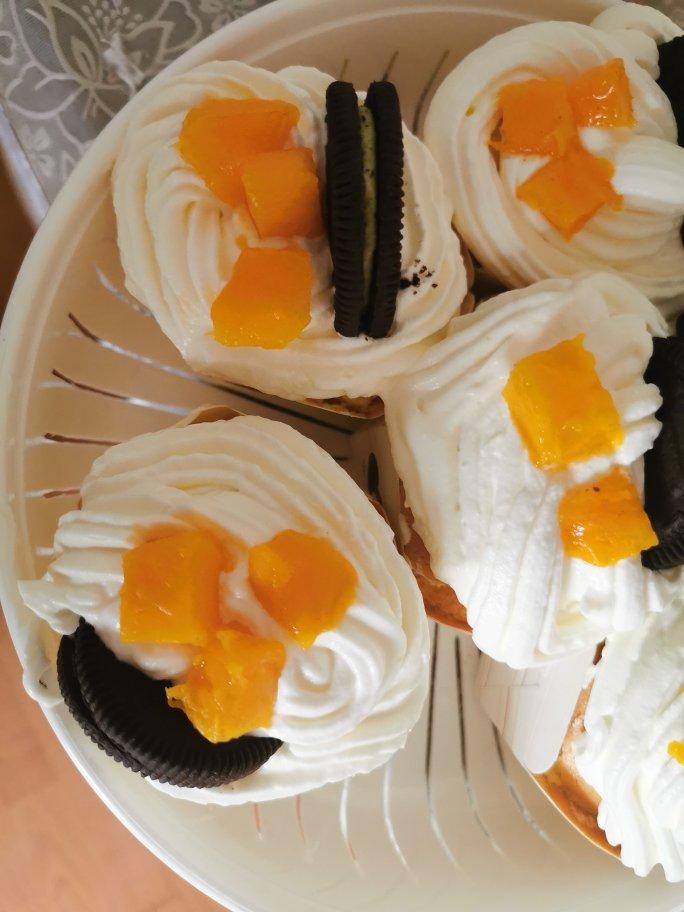 纸杯蛋糕 8寸戚风蛋糕的量