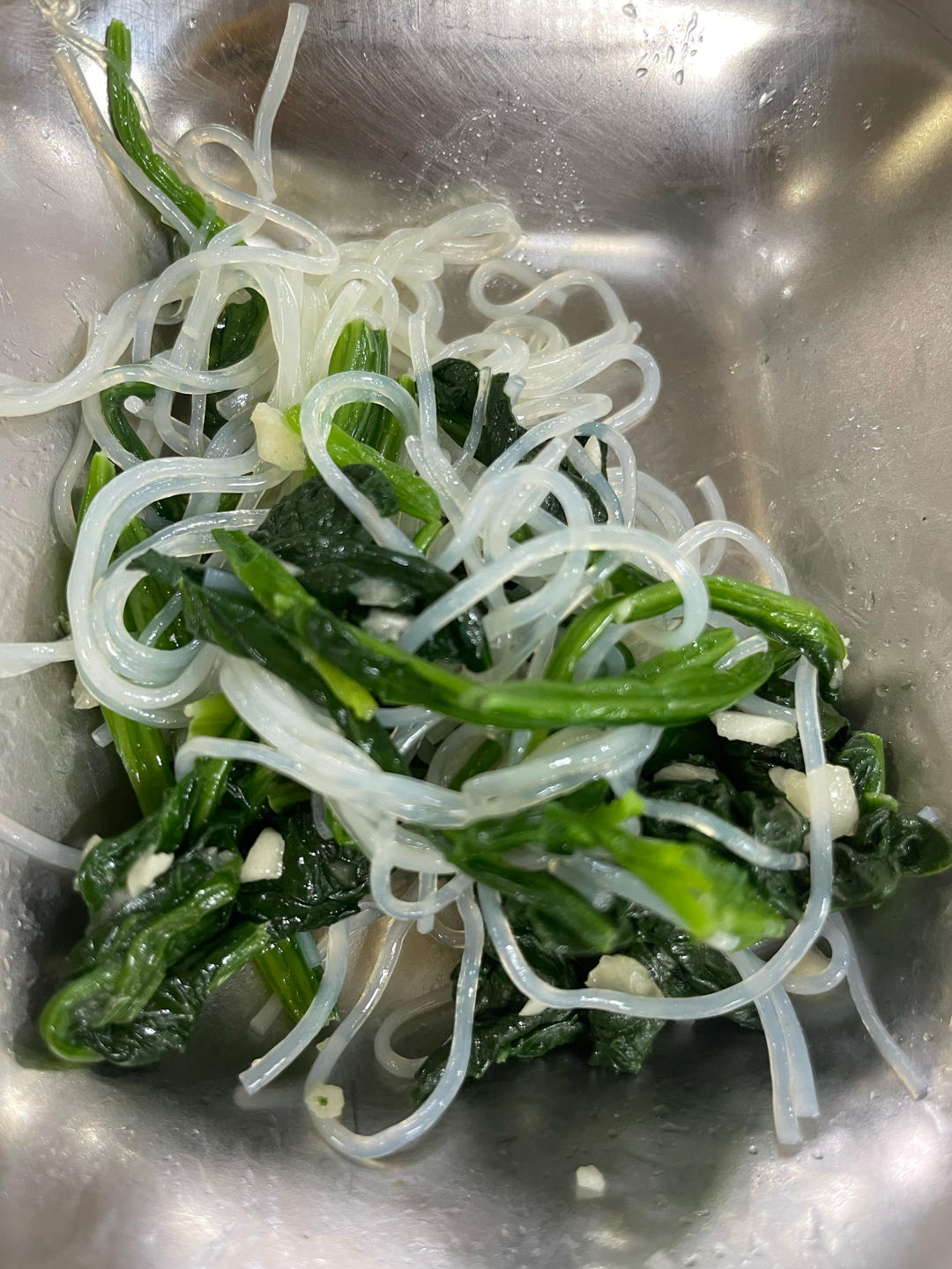 蒜蓉菠菜粉丝