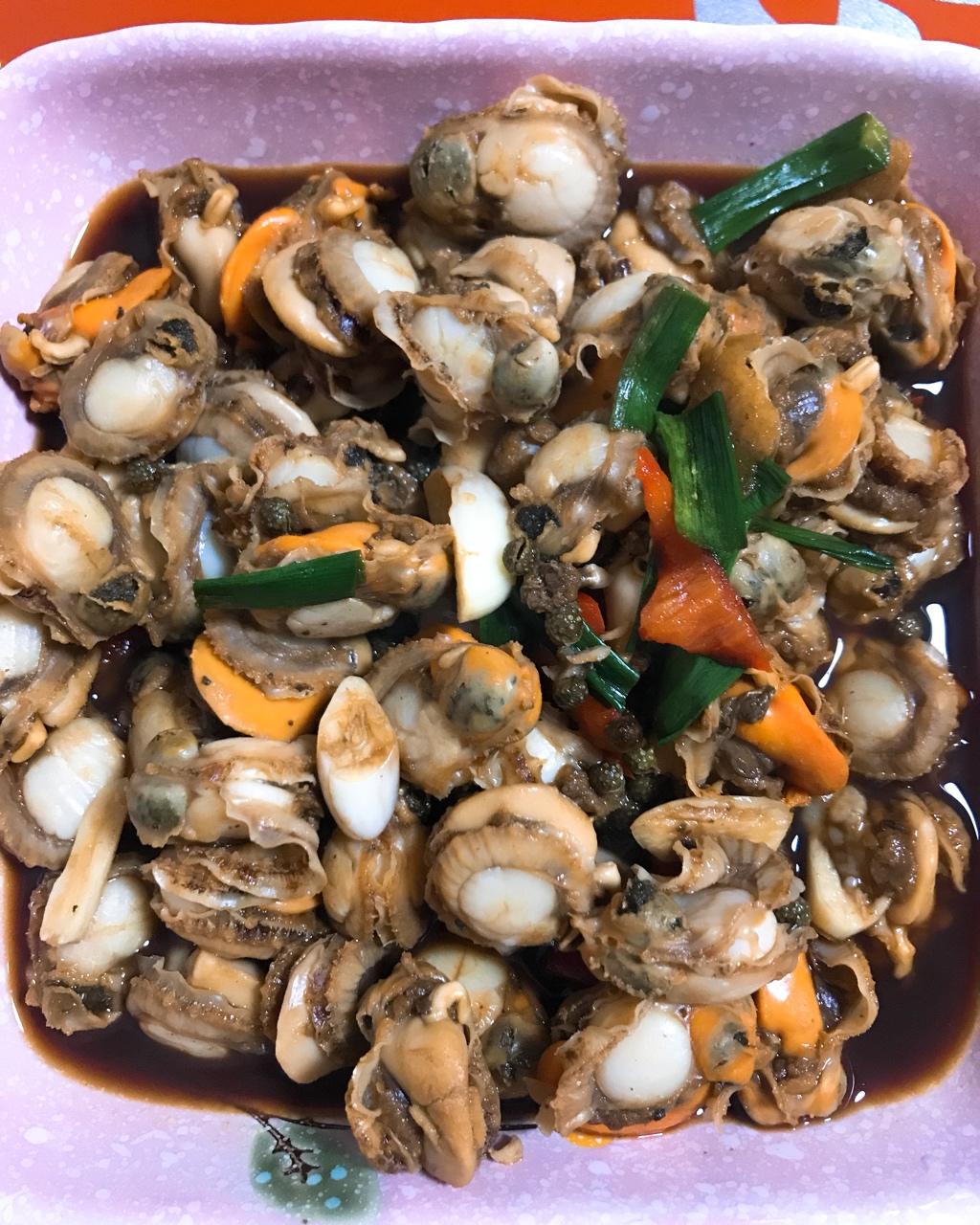 家常小炒扇贝肉
