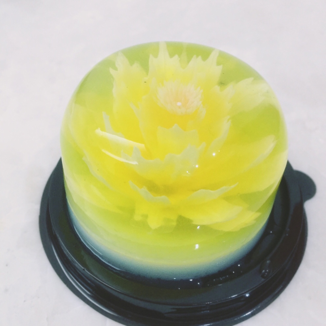 鲁肉包做的我的3d果冻花