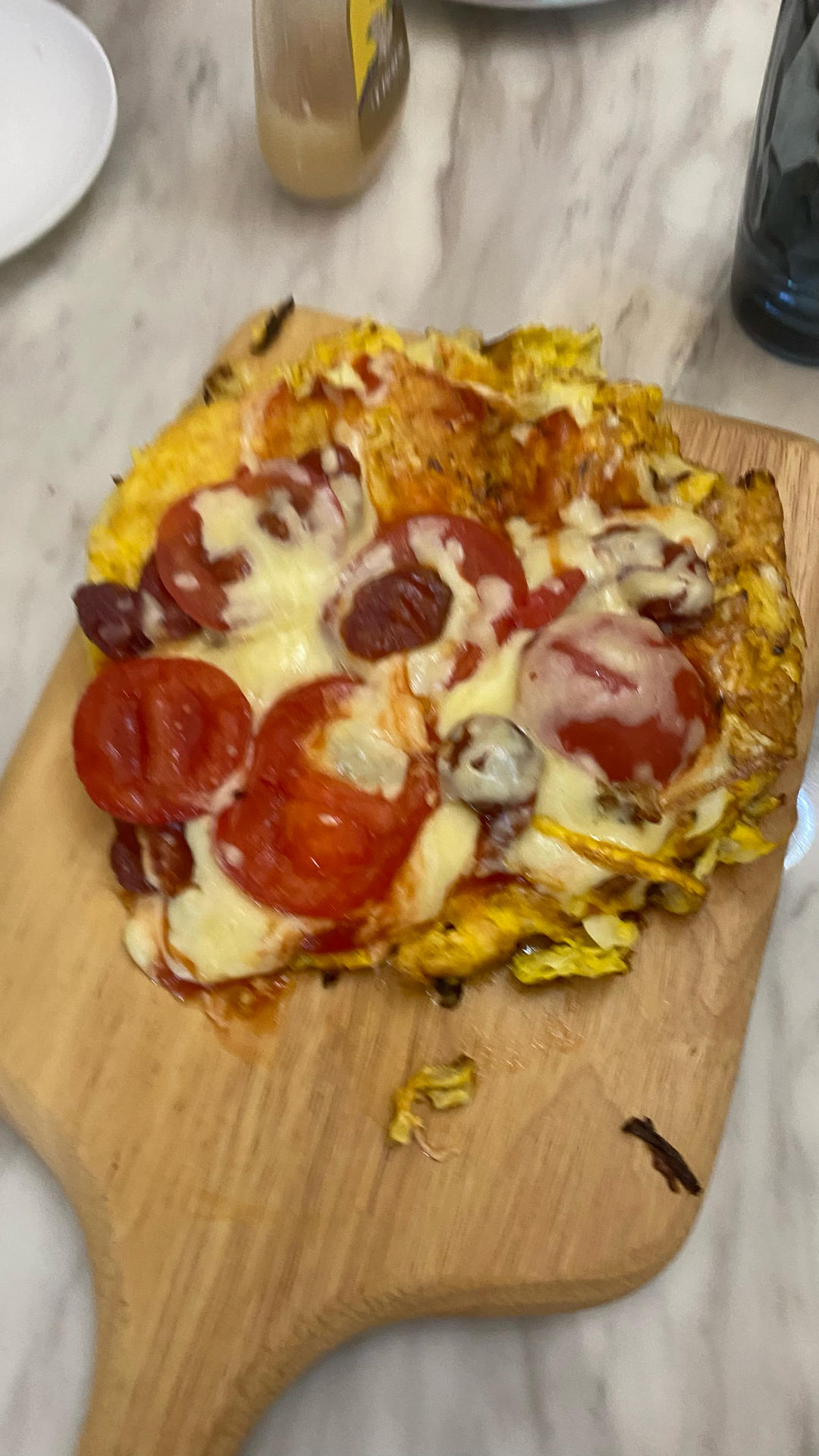 无碳水洋白菜披萨🍕