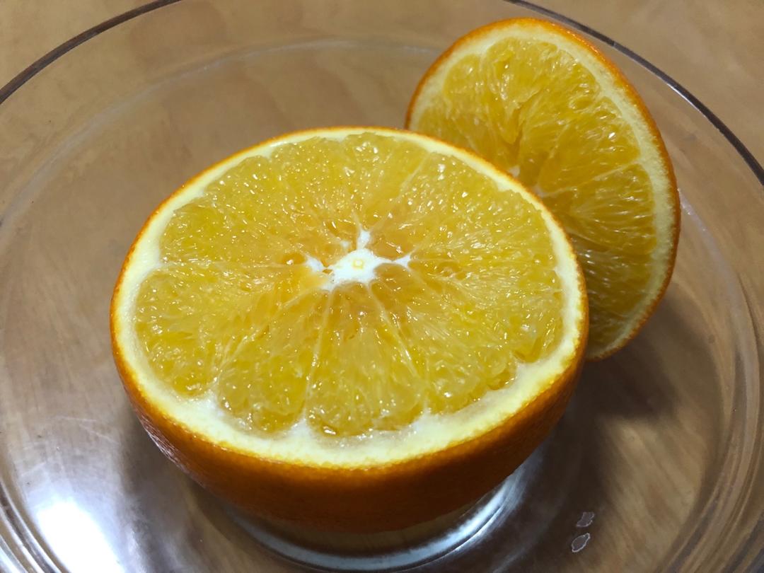 夜咳嗽盐蒸橙子