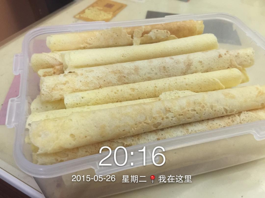 芝麻香酥蛋卷（视频食谱）