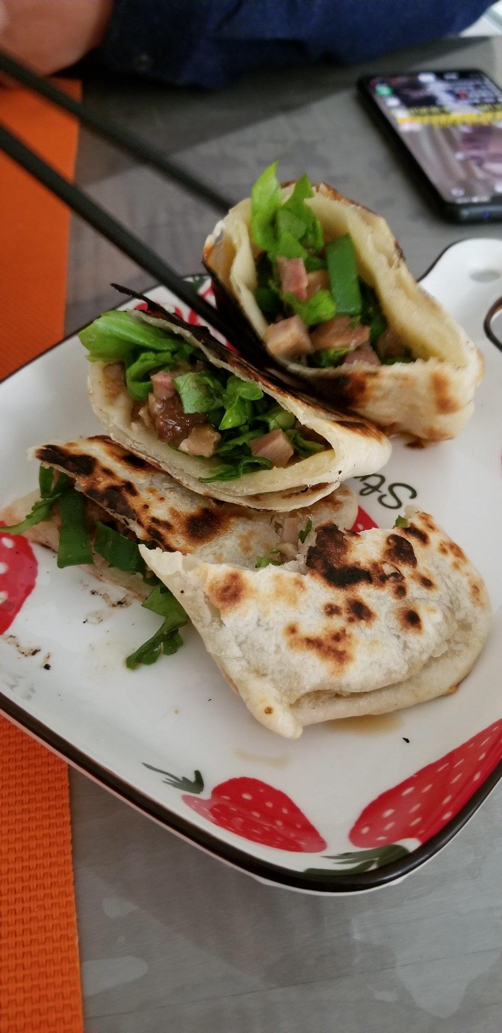 油酥小火烧二（半烫面烧饼）