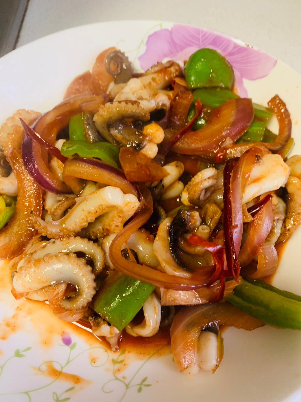 ㊙️家常菜‼️辣炒小章鱼🐙鲜美诱人