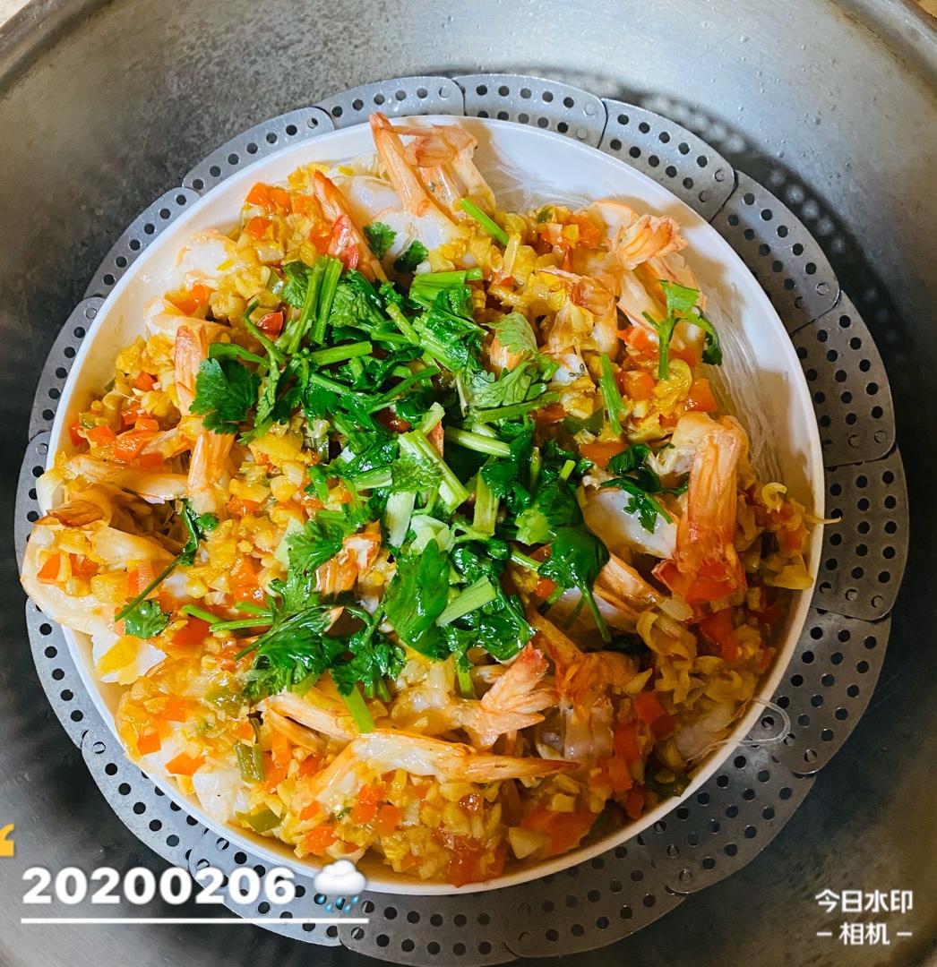 蒜蓉粉丝蒸虾