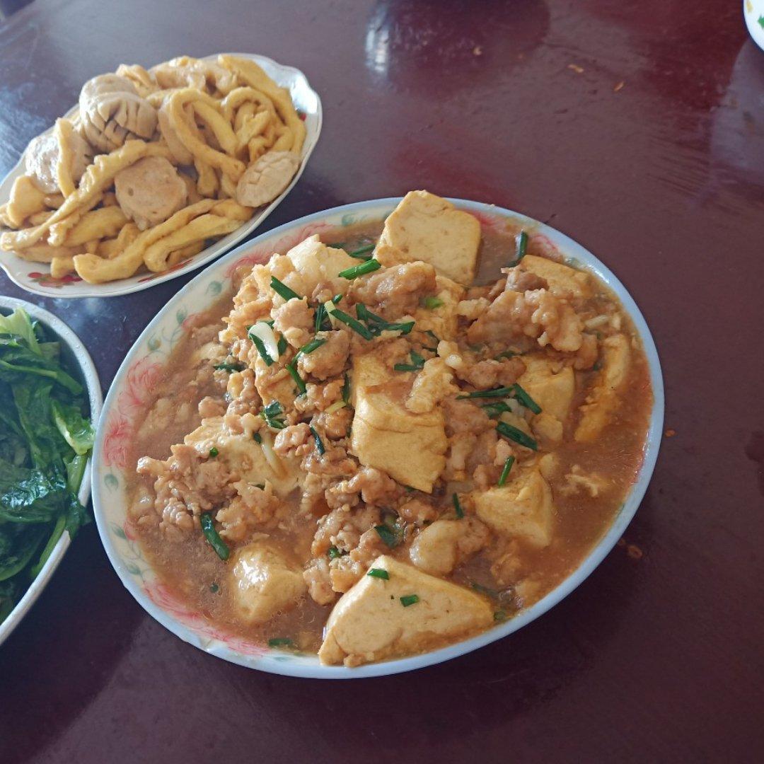 蒜香肉末烧豆腐