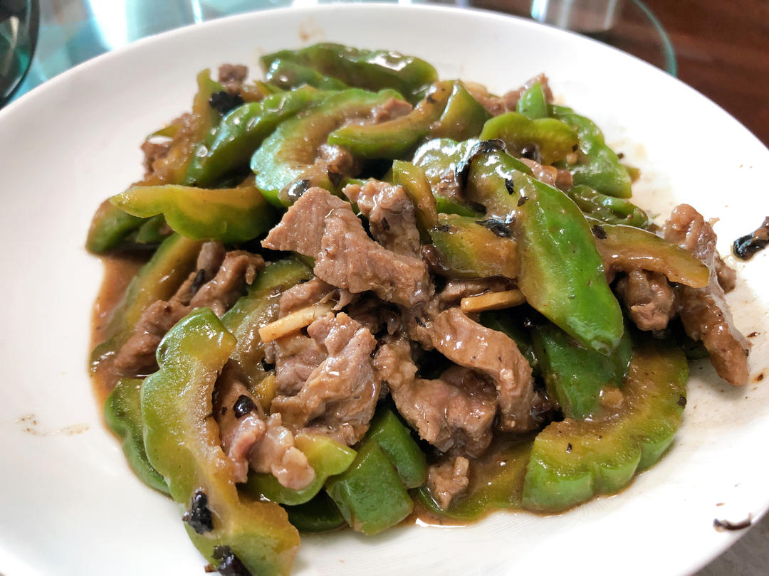 凉瓜炒牛肉