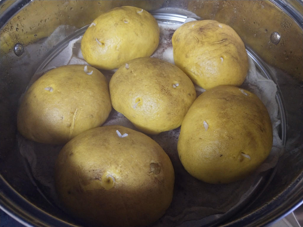 造型馒头——土豆豆沙包（附豆馅做法）