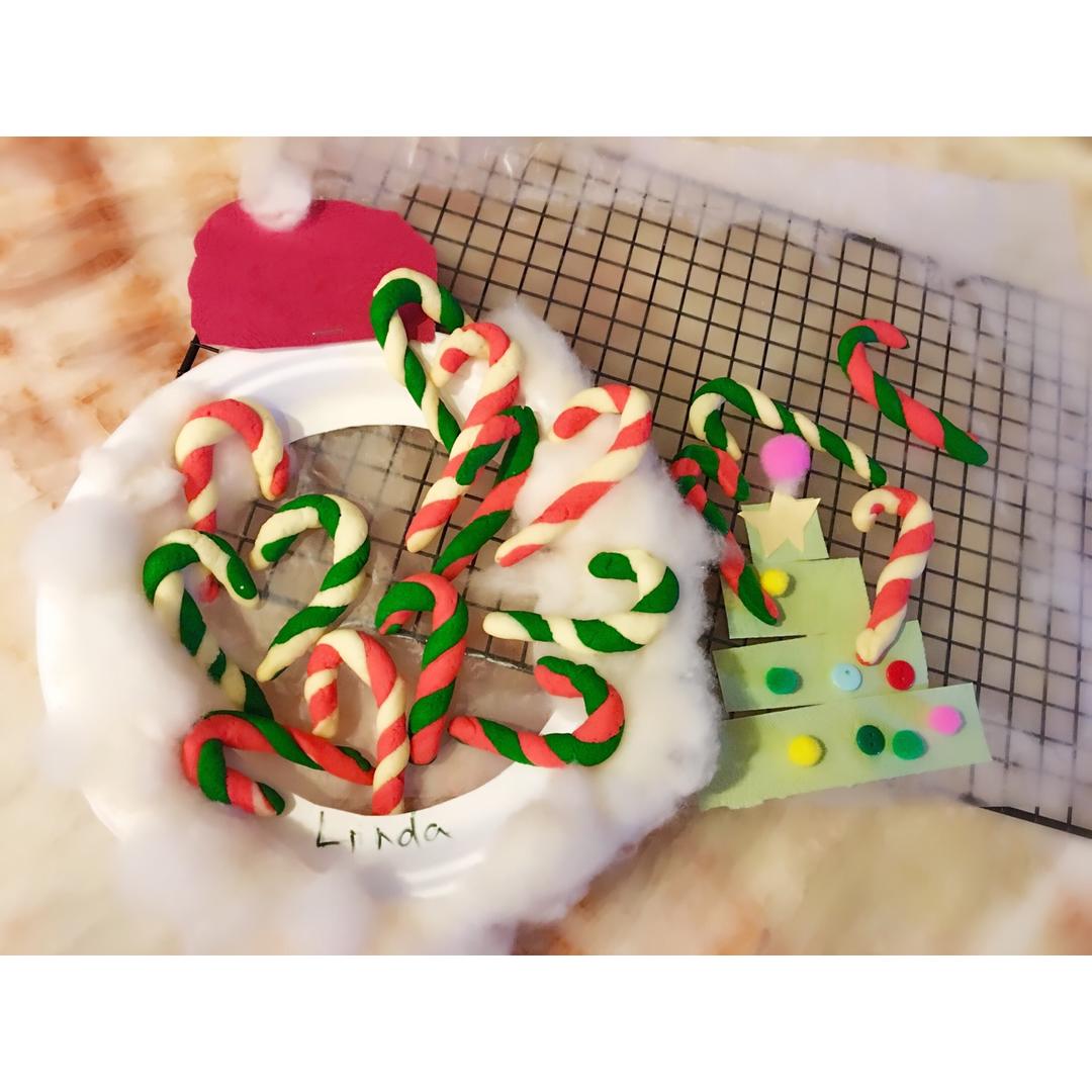 圣诞拐杖饼干