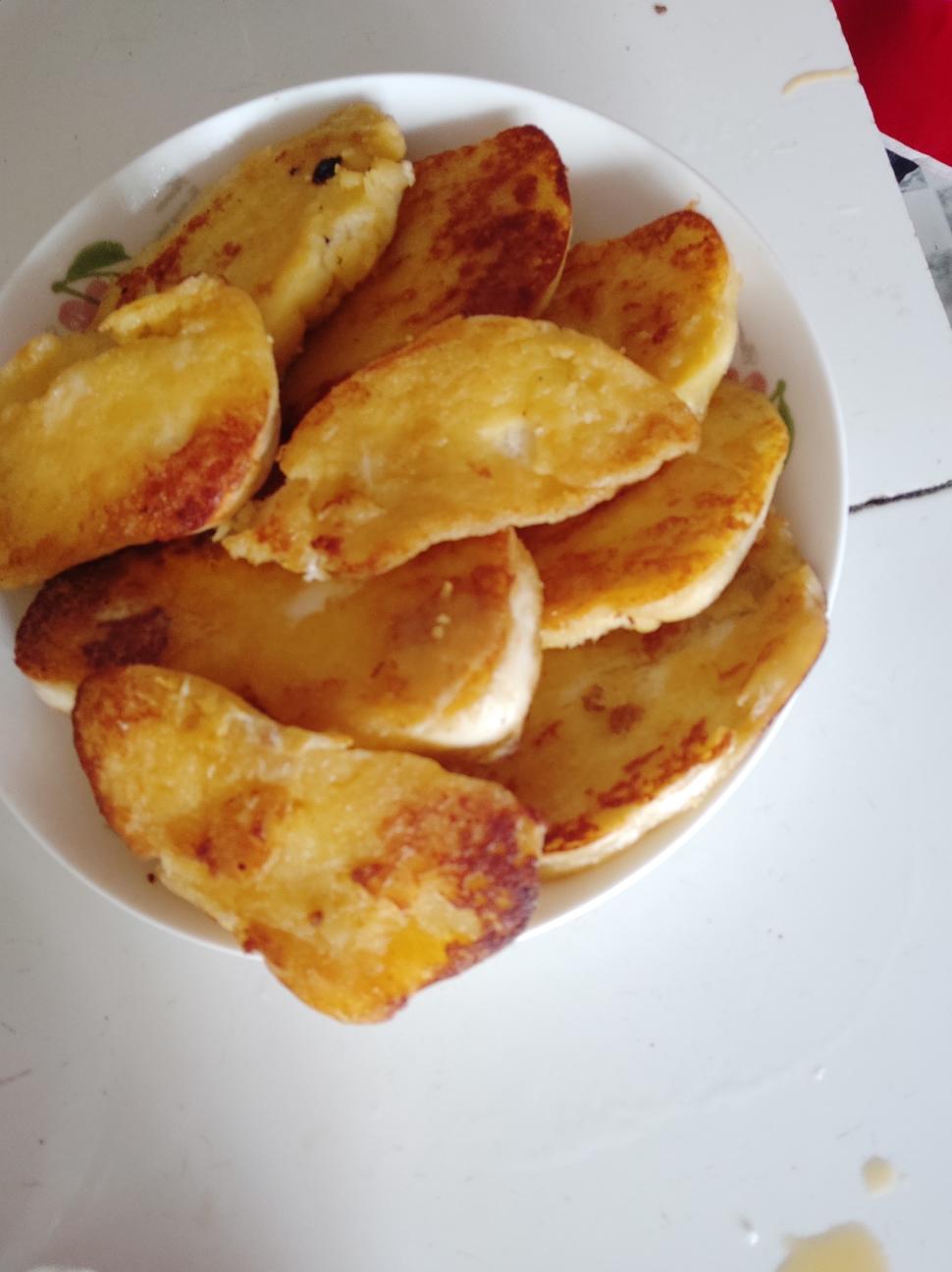 鸡蛋红糖炒馒头片