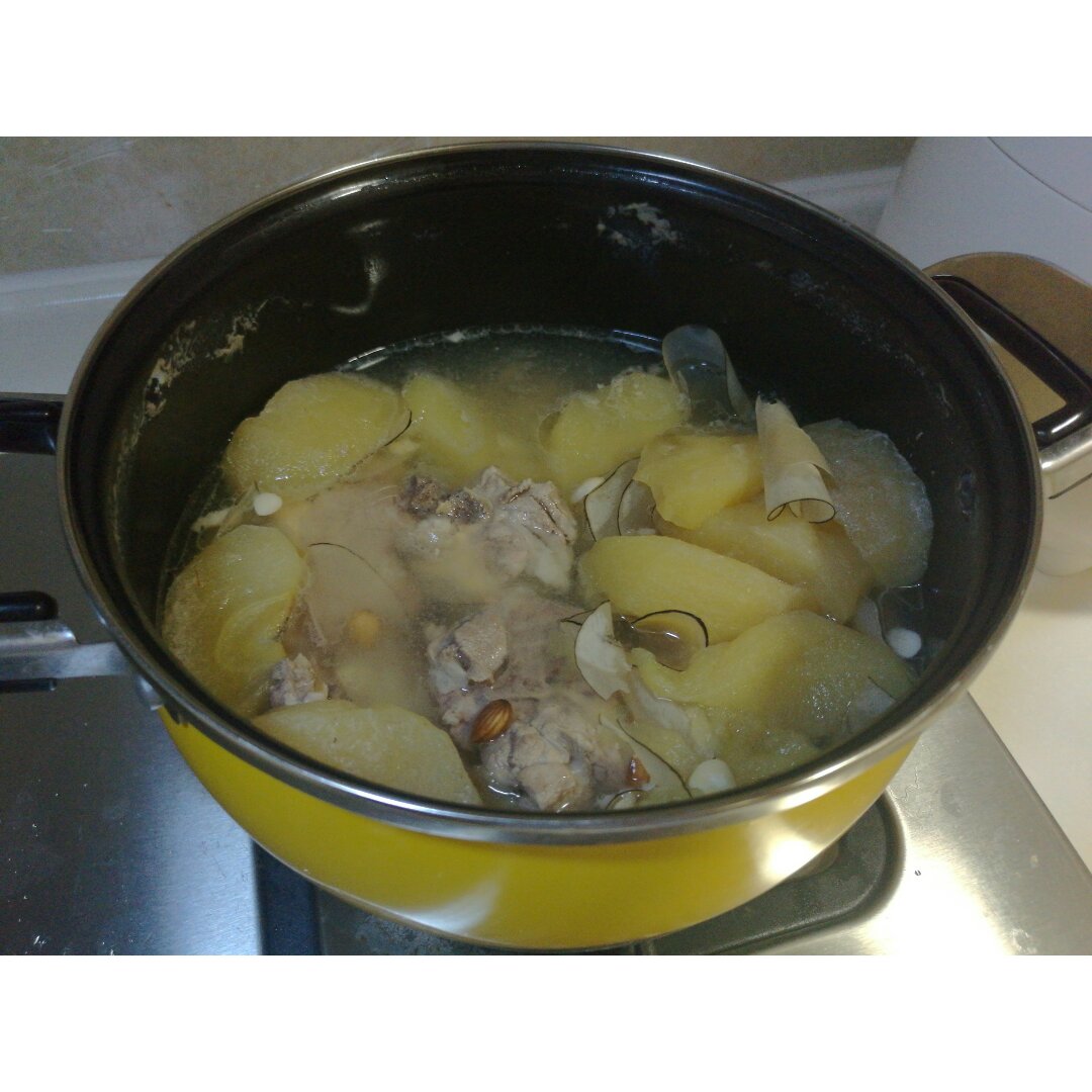 苹果海底椰清润汤