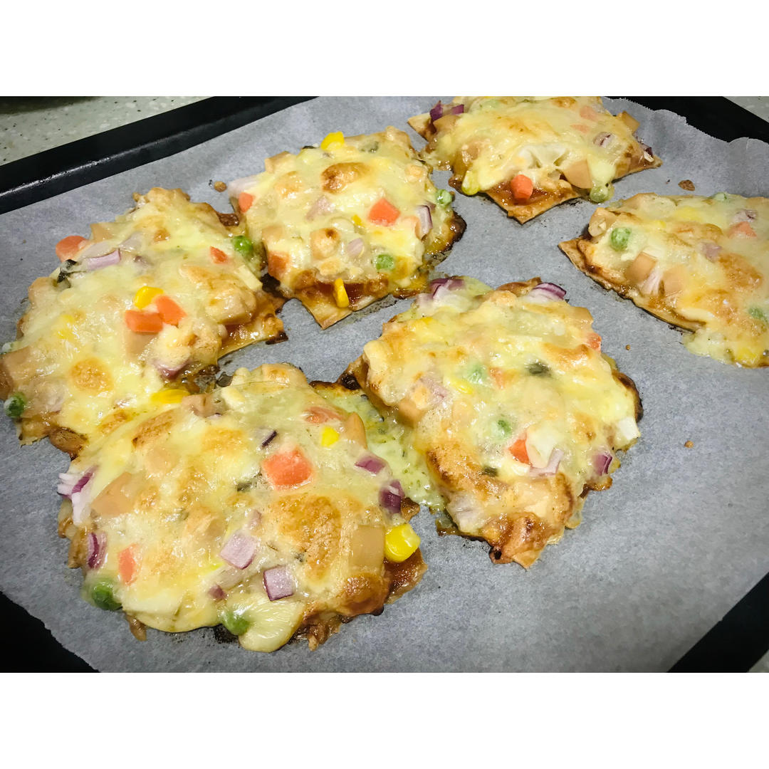 xx444paranoid444xx做的薄底手抓饼披萨