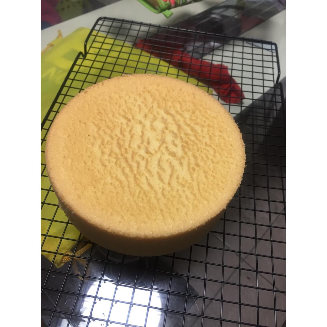 超好记八寸戚风蛋糕（后蛋法）