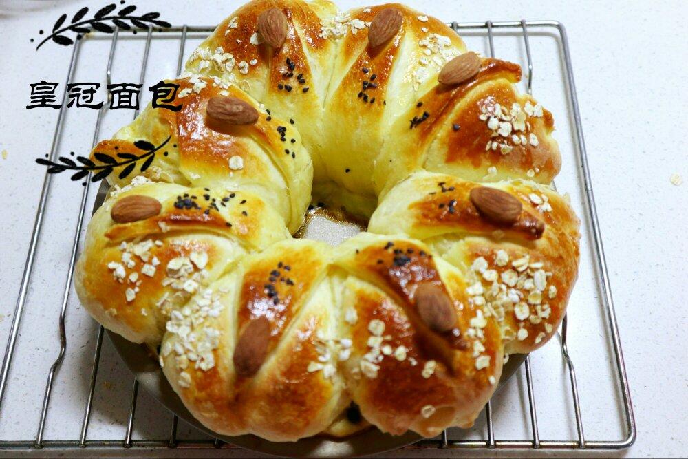 皇冠花朵面包（面包机版和面）