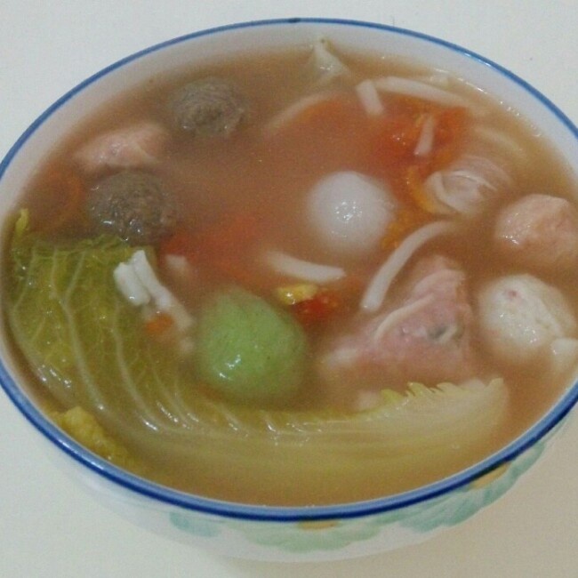 咖喱鱼丸乌冬面