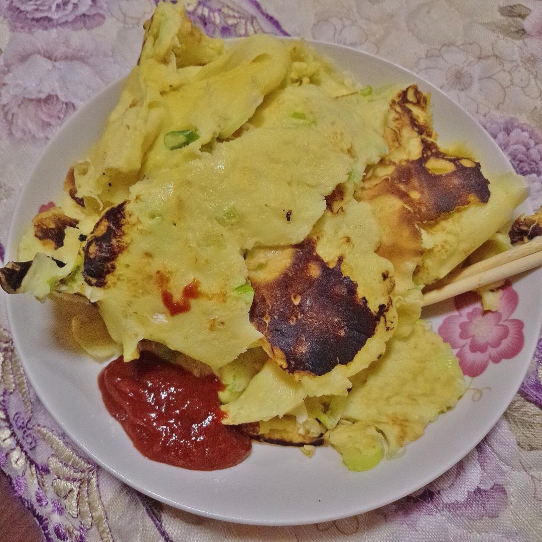 葱花鸡蛋饼