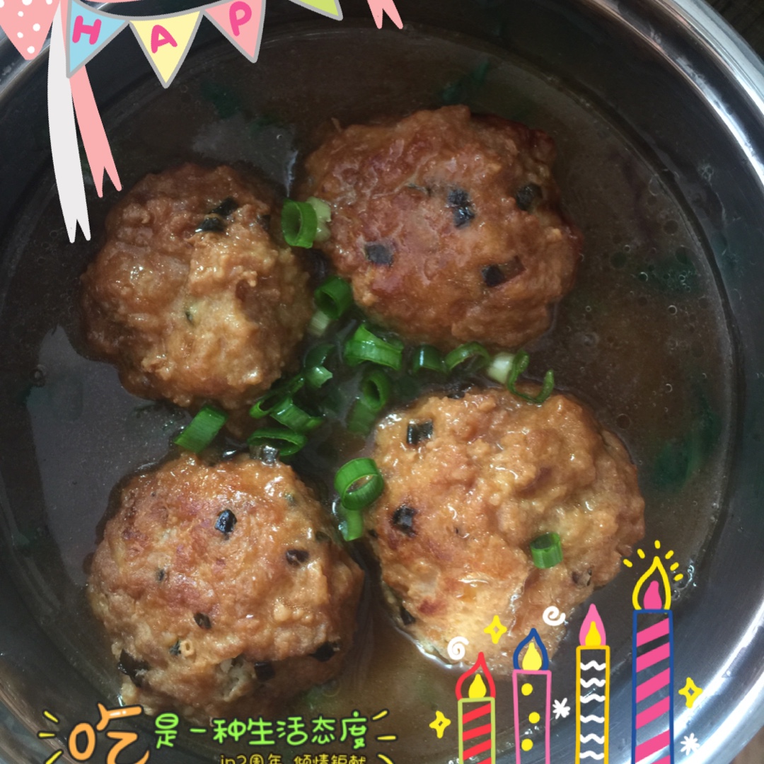红烧狮子头