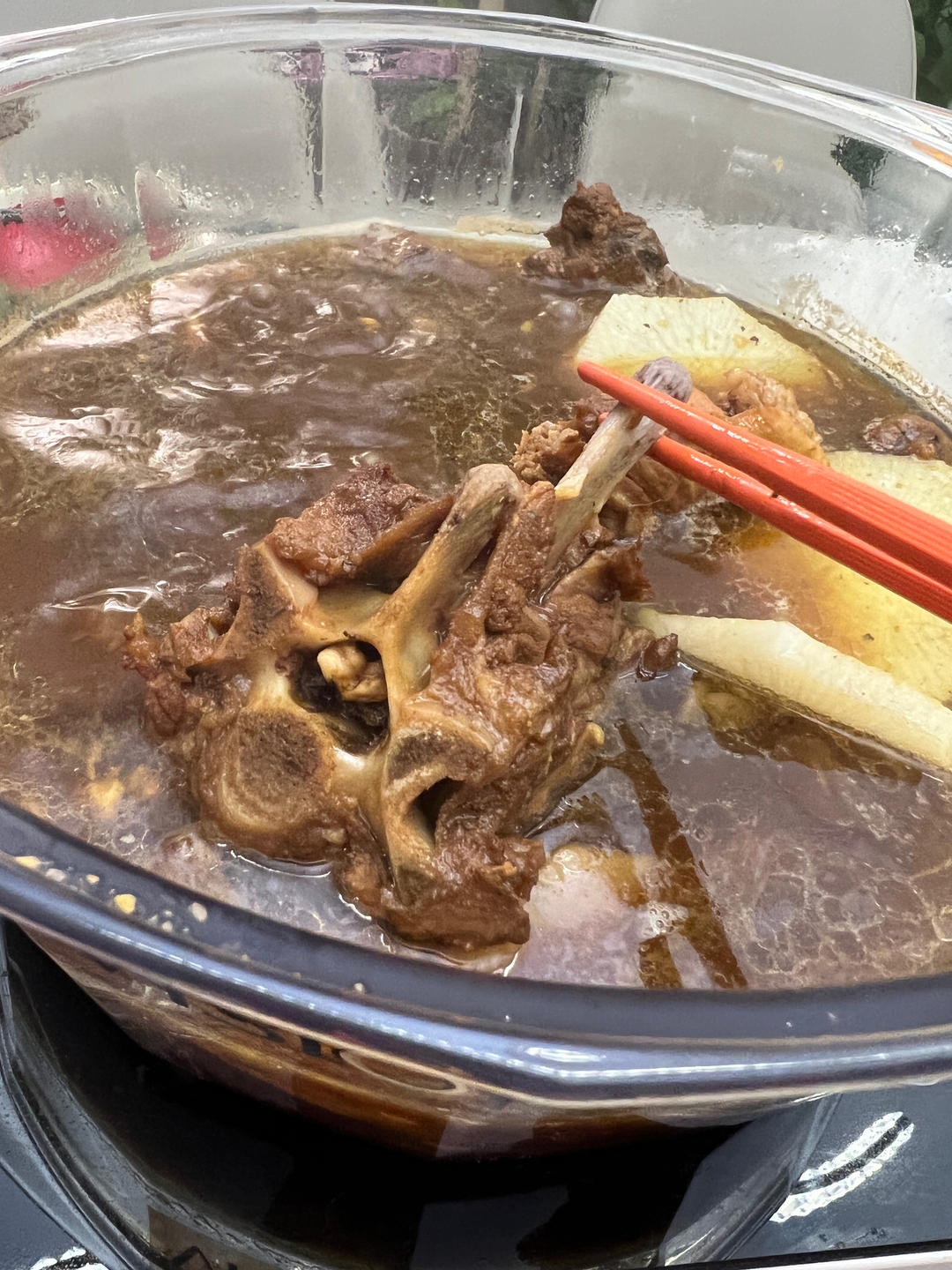 堂妈教你做红汤羊蝎子火锅