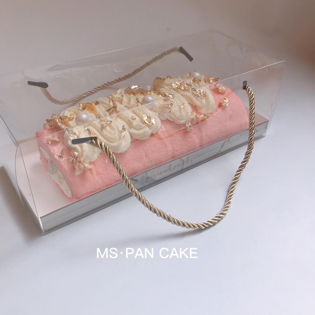 《Tinrry+》粉红荔枝蛋糕卷