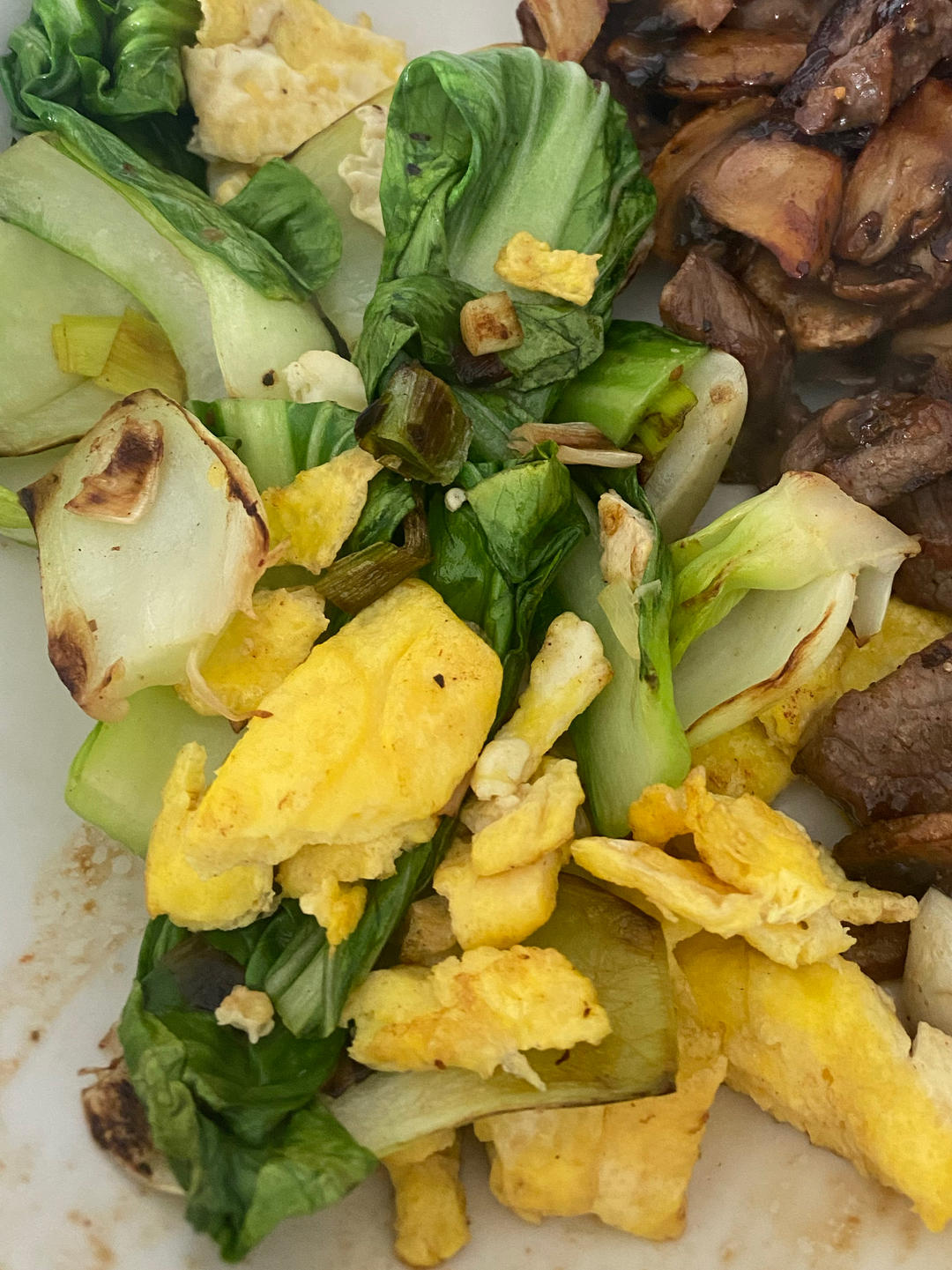 这么操作，油菜炒鸡蛋超好吃