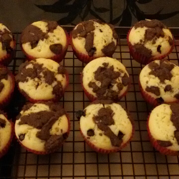 巧克力酥顶玛芬蛋糕 Choc Chip Muffins