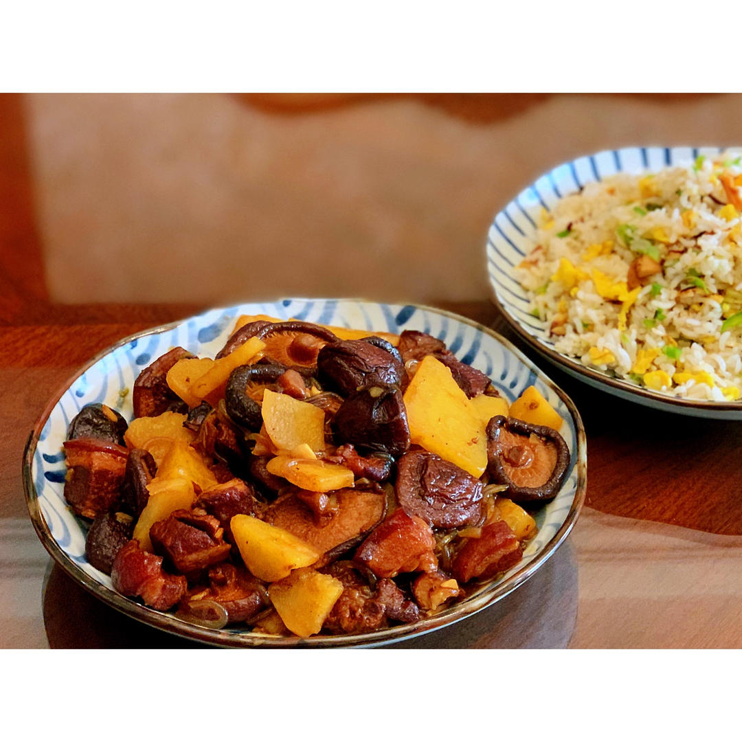 红烧肉炖土豆