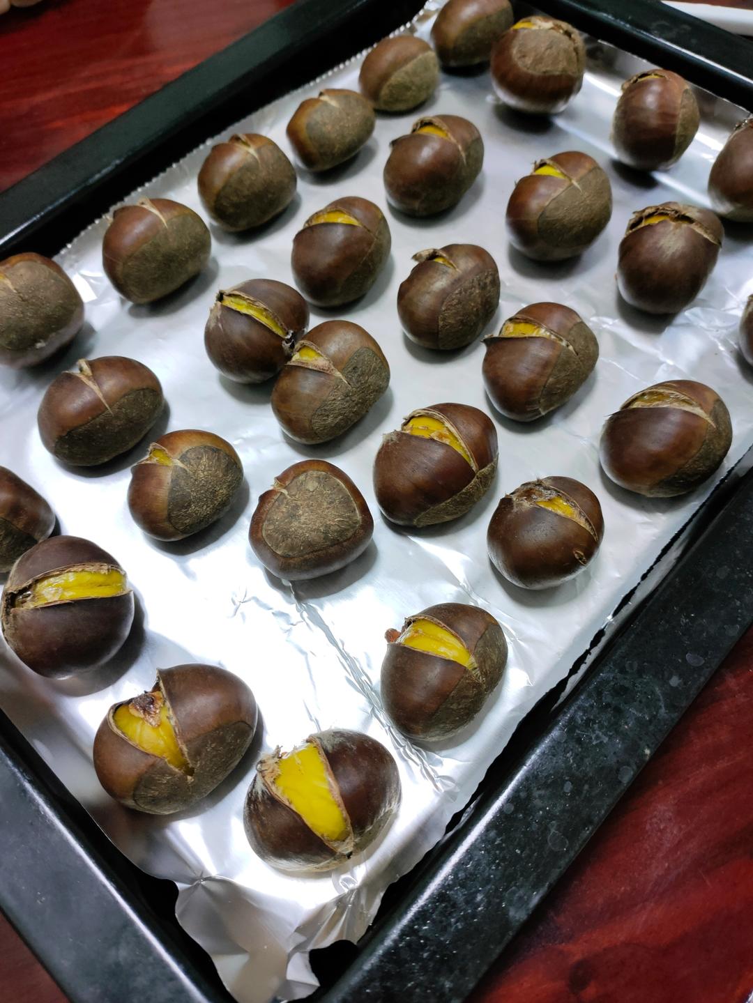 新手零失败烤栗子