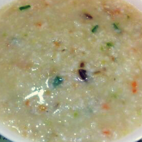 羽衣甘蓝鸡肉豆腐粥 Kale Chicken Tofu Congee