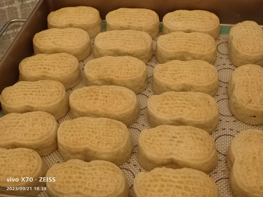 椒盐花生酥皮月饼