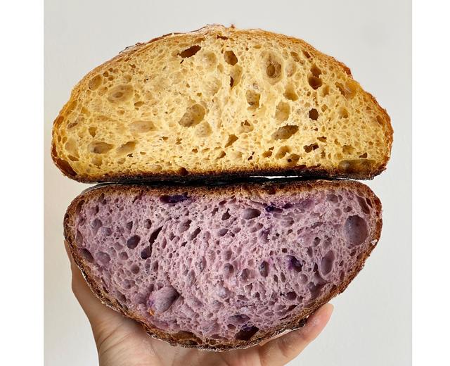健康红薯/紫薯酸种欧包的做法