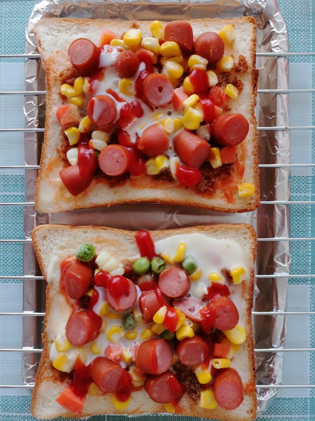 超好吃面包披萨🍕