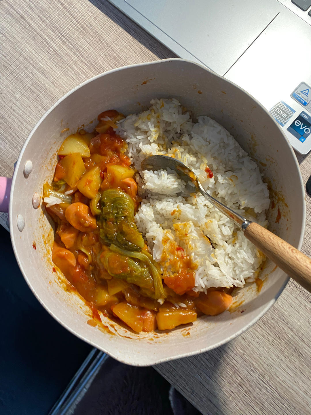 素食简易咖喱饭