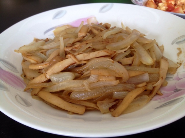 洋葱遇到杏鲍菇