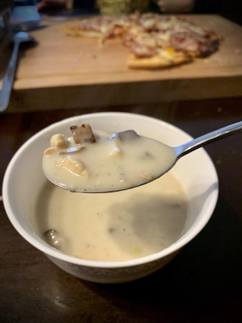 奶油鸡茸蘑菇汤（必胜客同款）